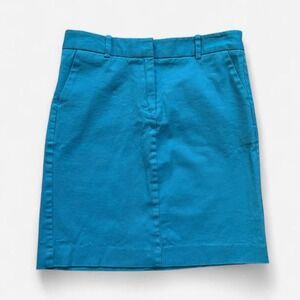 90s Y2K Blue Pencil Skirt Mini‎ Josephine 2 XS Preppy Beach Women's Retro Party